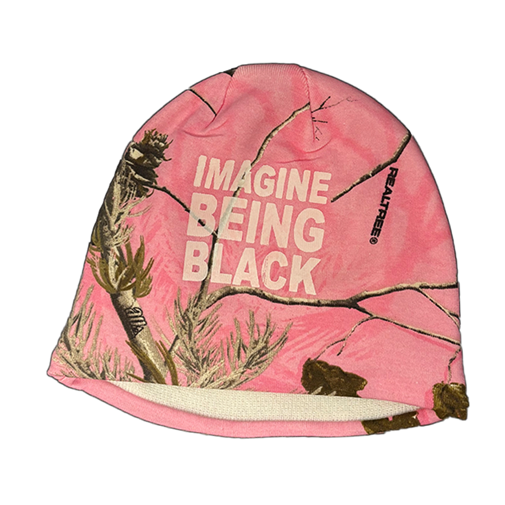 IMAGINE BEING BLACK Real Tree Mini Logo Beanie
