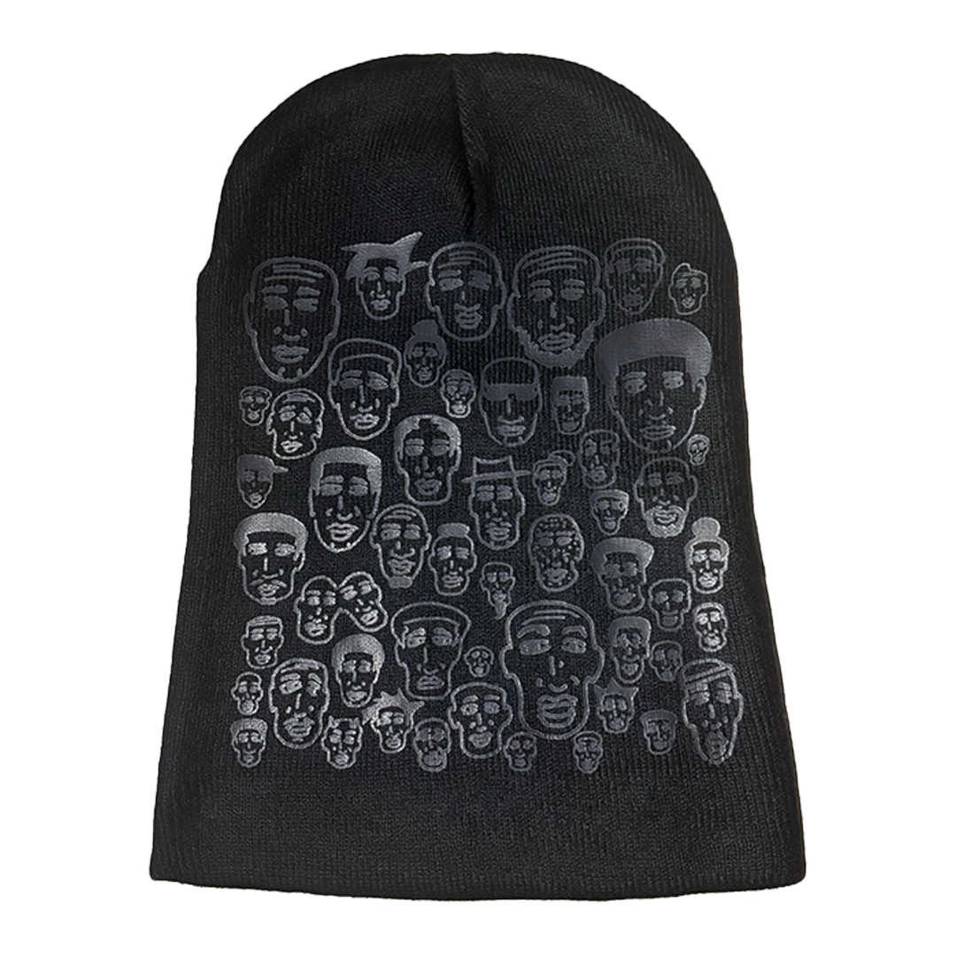 Blackout Faces Beanie