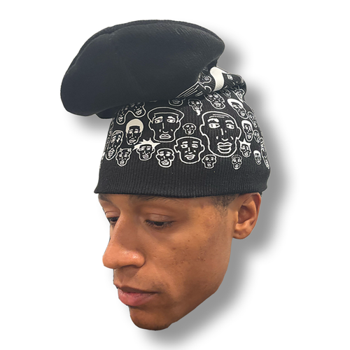 Black Faces Beanie