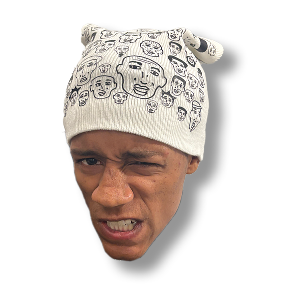 White Faces Beanie