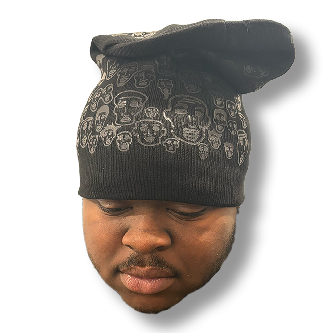 Blackout Faces Beanie