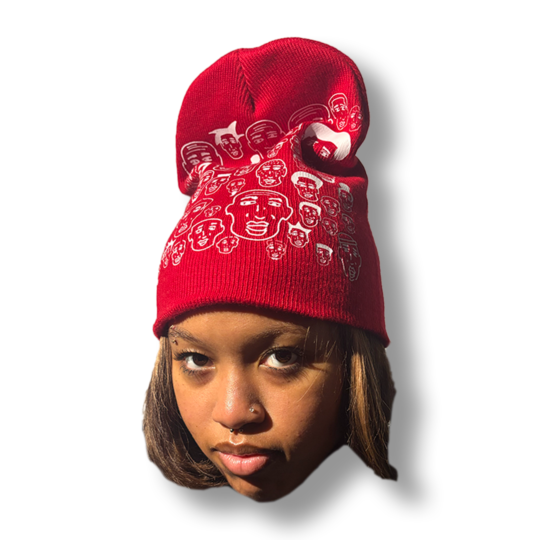 Kappa+Delta Faces Beanie