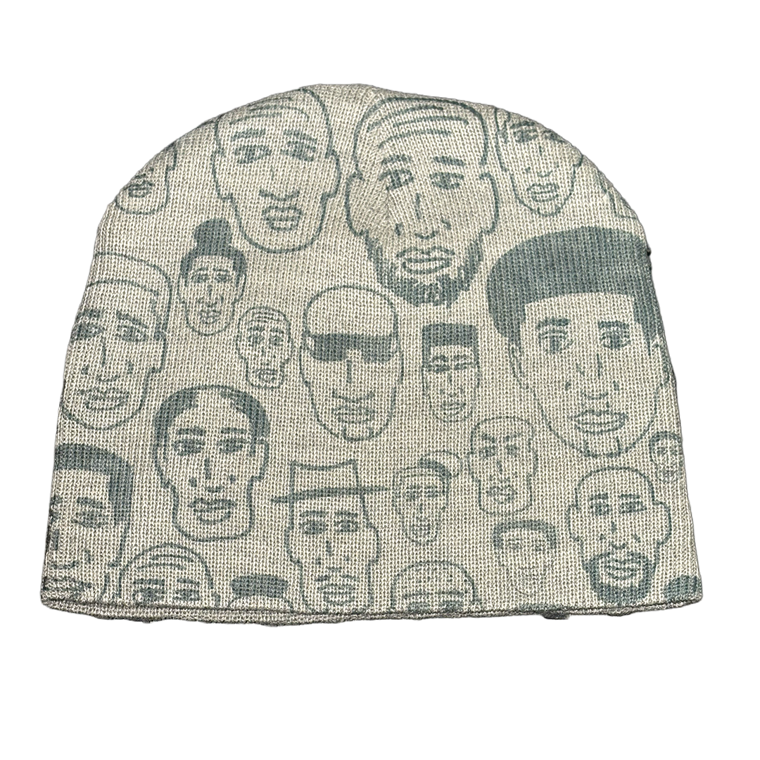 Grey Faces Beanie