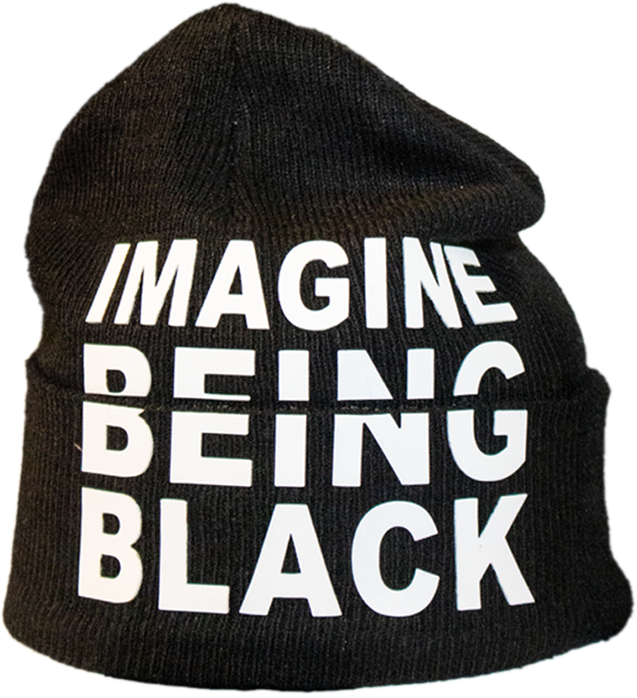 IMAGINE BEING BLACK Folded Beanie