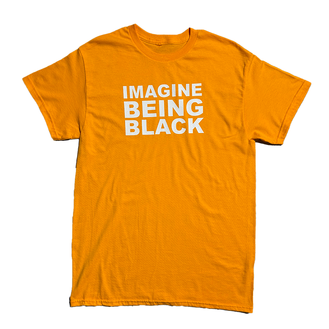 Naranja IMAGINE BEING BLACK T