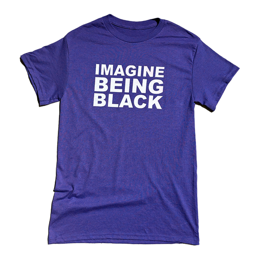 Grape IMAGINE BEING BLACK T