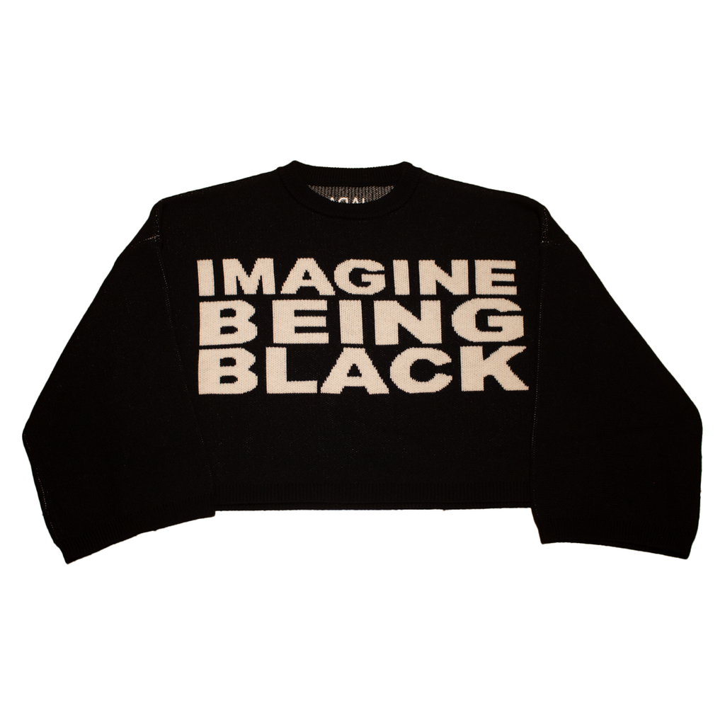 IMAGINE BEING BLACK Mohair Sweater