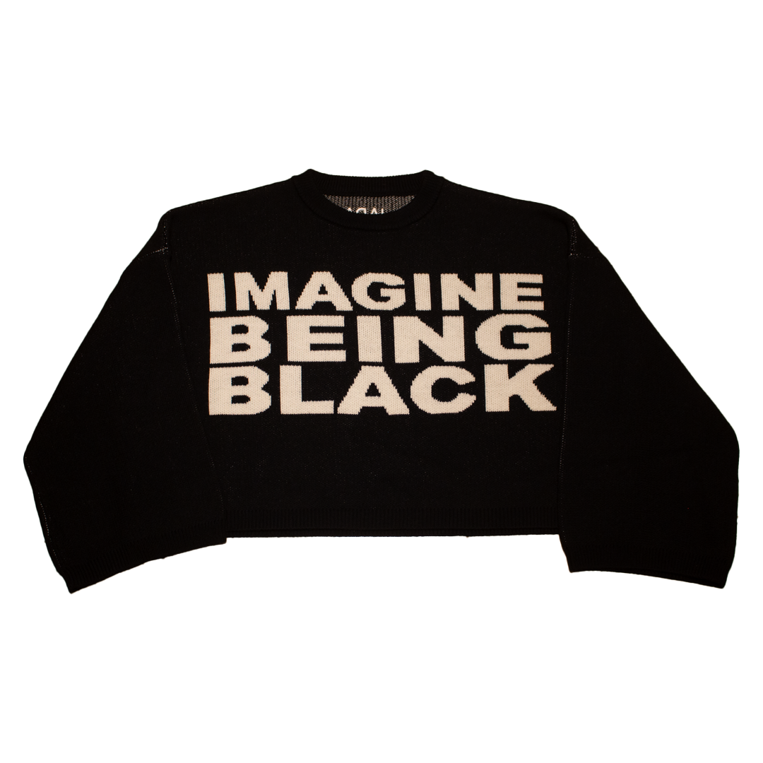 IMAGINE BEING BLACK Mohair Sweater