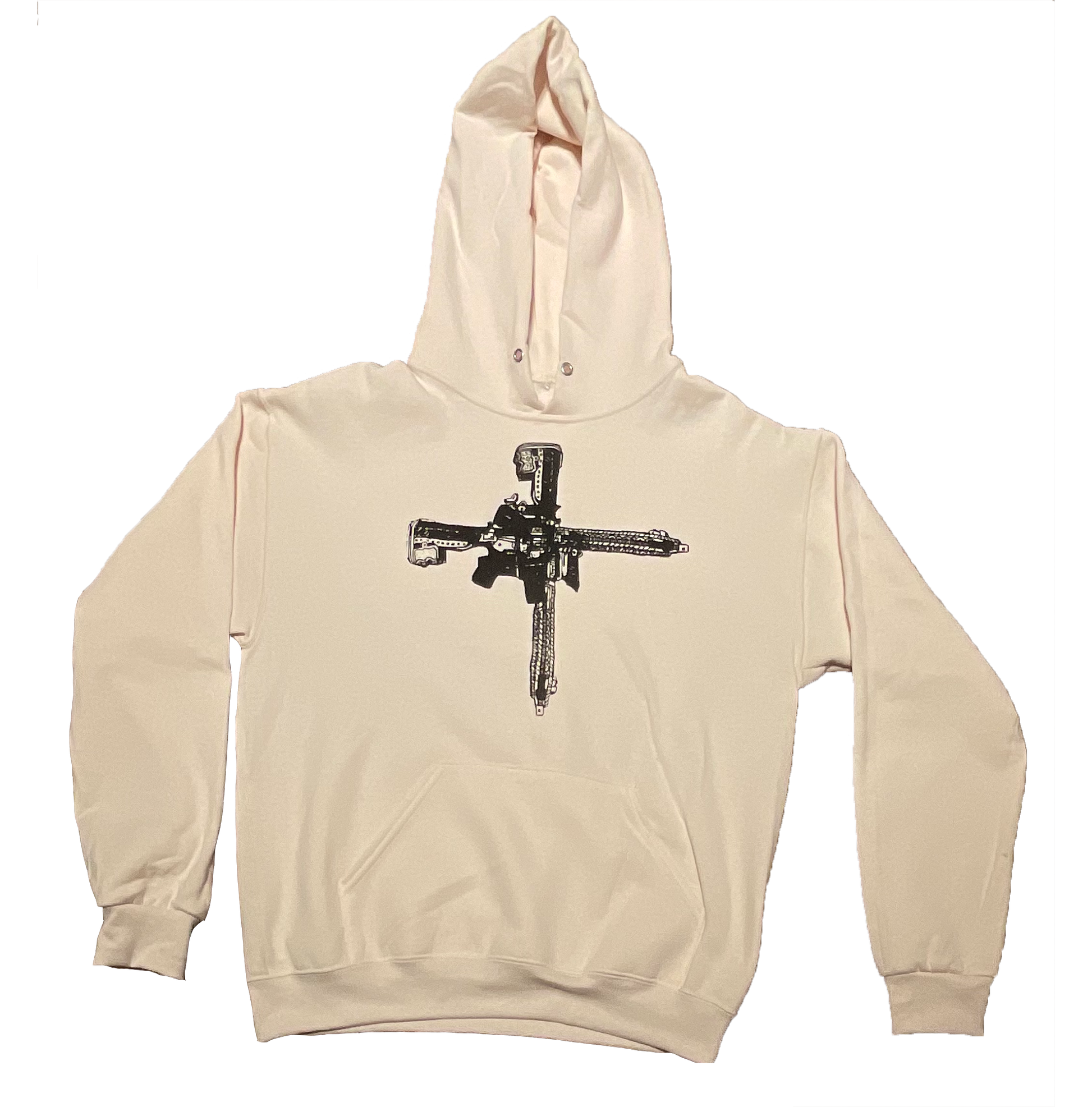 Gun Cross Hoodie