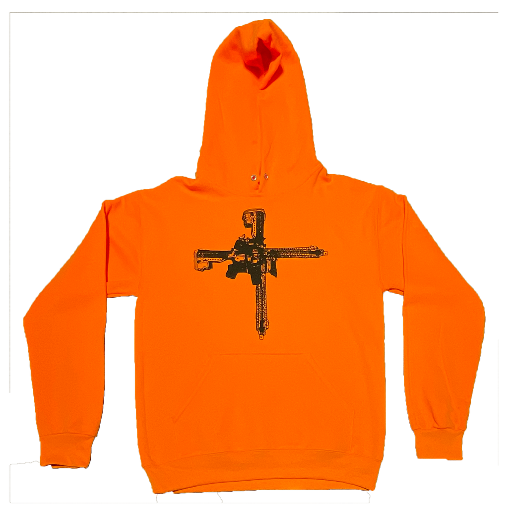 Gun Cross Hoodie