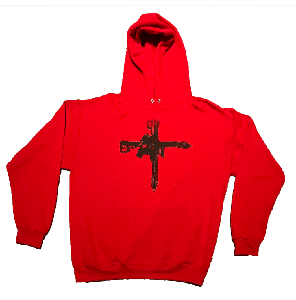 Gun Cross Hoodie