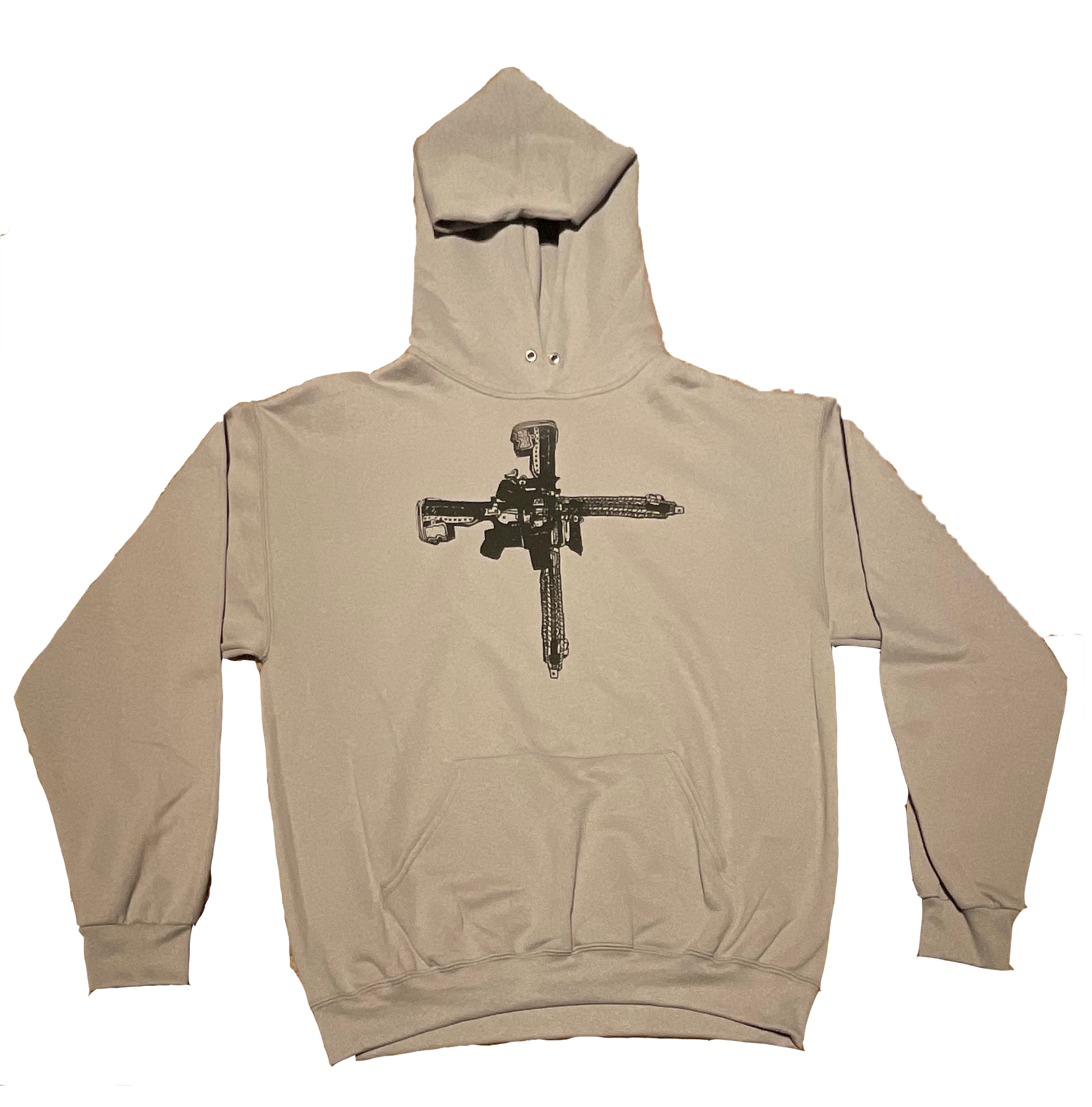 Gun Cross Hoodie